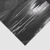 Gotische Drip: Zwart & Wit Kathedraal Decoupage Tissuepapier (Detail)