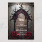 Gotische eeuwige liefde menu (Voorkant)