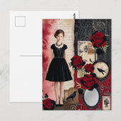 gotische elegante grillen briefkaart (Voorkant / Achterkant)