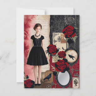 gotische elegante grillen briefkaart