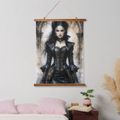 Gotische elegantie hangend wandkleed (Slaapkamer)