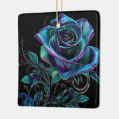 Gotische Elegantie Kerstmis Keramisch Ornament (Links)