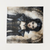 Gotische elegantie wandkleed (Voorkant (horizontaal))