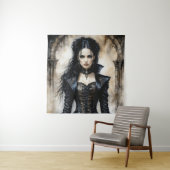 Gotische elegantie wandkleed (In situ)