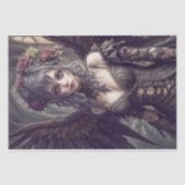 Gotische Engel: Chantal - Decoupage - Tissuepapier (Voorkant)