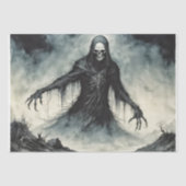 Gotische Engel van de Dood oogsten zielen Tissuepapier (Voorkant)