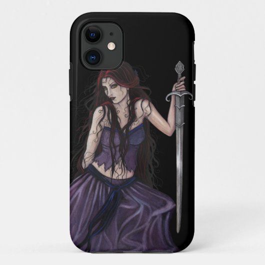 Gotische Fantasy Morgan Le Fay Case-Mate iPhone Case (Achterkant)