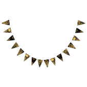 Gotische Glam | Monogram Bunting Flags | Zwart Vlaggetjes (Alle)