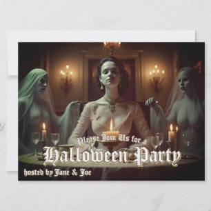Gotische Halloween banket bij kaarslicht