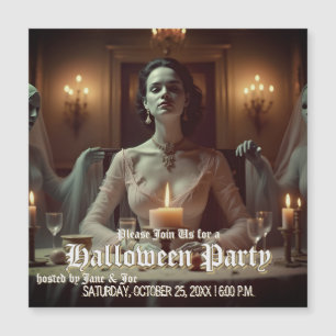Gotische Halloween banket bij kaarslicht
