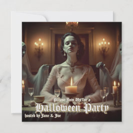 Gotische Halloween banket bij kaarslicht