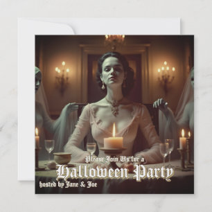 Gotische Halloween banket bij kaarslicht