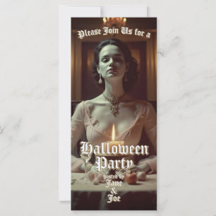 Gotische Halloween banket in kaarslicht