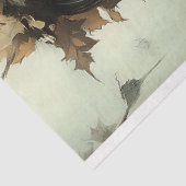 Gotische Halloween-fee met schedels en pompoen Tissuepapier (Detail)