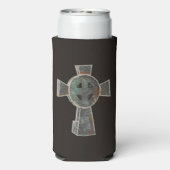 Gotische Halloween Graveyard Headstone Cross Teken (Seltzer Achterkant)