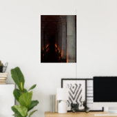 Gotische Halloween Hallway naar Hell Poster (Thuiskantoor)