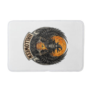 Gotische Halloween Heks Vintage Badmat