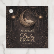 Gotische Halve Maan Sterren Baby Shower