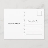 Gotische halve schedel Hallobruiloft Save the Date Aankondigingskaart (Achterkant)