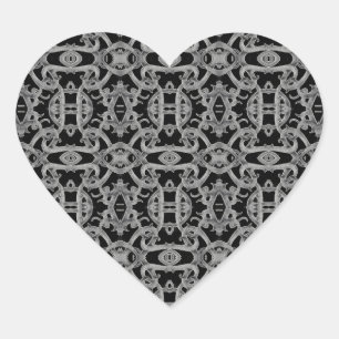 GOTISCHE Hartstickers Hart Sticker