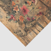 Gotische Hemelse Oude Papier Decoupage (Detail)