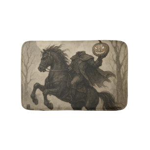 /Gotische Hoofdloze Ruiter Halloween/Herfst Badmat