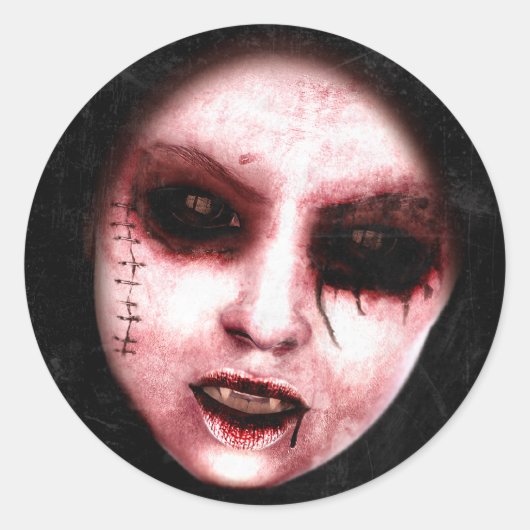 Gotische Horror Art Stickers (Voorkant)