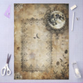 Gotische Junk Journal Serie Ontwerp 10 Tissuepapier (Craft)