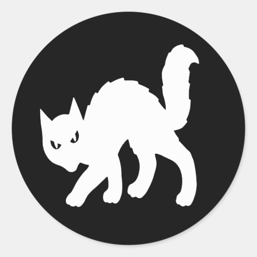 GOTISCHE KAT STICKERS (Voorkant)