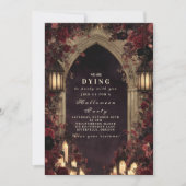  gotische kathedraal kaarslicht viering kaart (Voorkant)