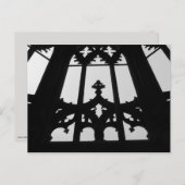 Gotische kerkraam briefkaart (Voorkant / Achterkant)