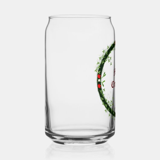 Gotische Kerst Krans Custom Blikvorm Glas (Rechts)