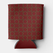 Gotische Kerstkrans Custom Patterned Blikjeskoeler (Voorkant)