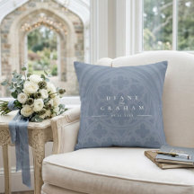 Gotische Klassieke Chic Typografie Stofblauwe Brui