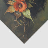 Gotische koningin van de lente decoupage tissuepapier (Detail)