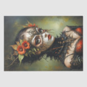 Gotische koningin van de lente decoupage tissuepapier (Voorkant)