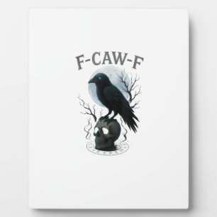Gotische Kraai F Kraai F Raaf Schedel Halloween Gr Fotoplaat
