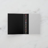 Gotische Kunst Kleine Sympathie Kaart Bewerkbaar (Binnen)