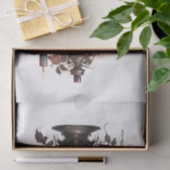 Gotische lantaarn Candelabra voor Decoupage Tissuepapier (Geschenk)