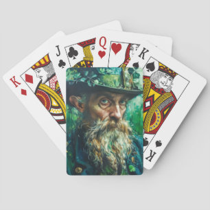 Gotische Leprechaun Pokerkaarten