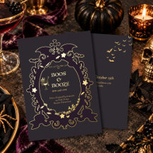 Gotische lijst Boos & Booze Halloween Pr Plum & Go