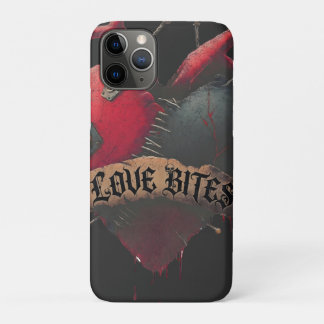 Gotische "Love Bites" Anatomische Hart Illustratie iPhone 11 Pro Hoesje