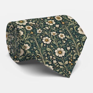 Gotische Madeliefjes Vintage Romantisch Bloemendes Stropdas