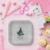 Gotische Meisje Verjaardag Papieren Bordje (Feest)