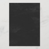 Gotische middeleeuwse Gold Ivy Wedding Menu (Achterkant)