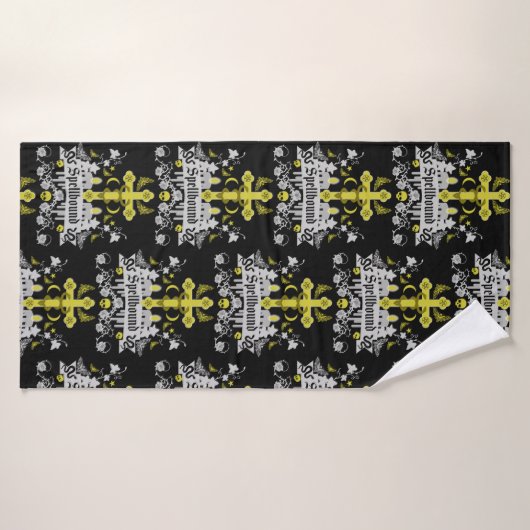 Gotische Mode Accessoires Badhanddoek (Badhanddoek)