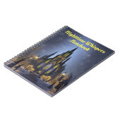 Gotische nachtkathedraal notitieboek (Linkerzijde)