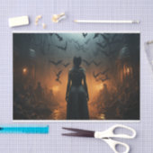 Gotische nachtmerrie Halloween Decoupage Tissuepapier (Craft)