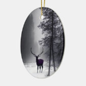 Gotische Ornament Elk in Bos (Links)