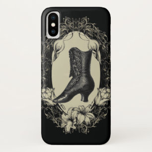 Gotische Parijse  schoen steampunk Victoriaans iPhone X Hoesje